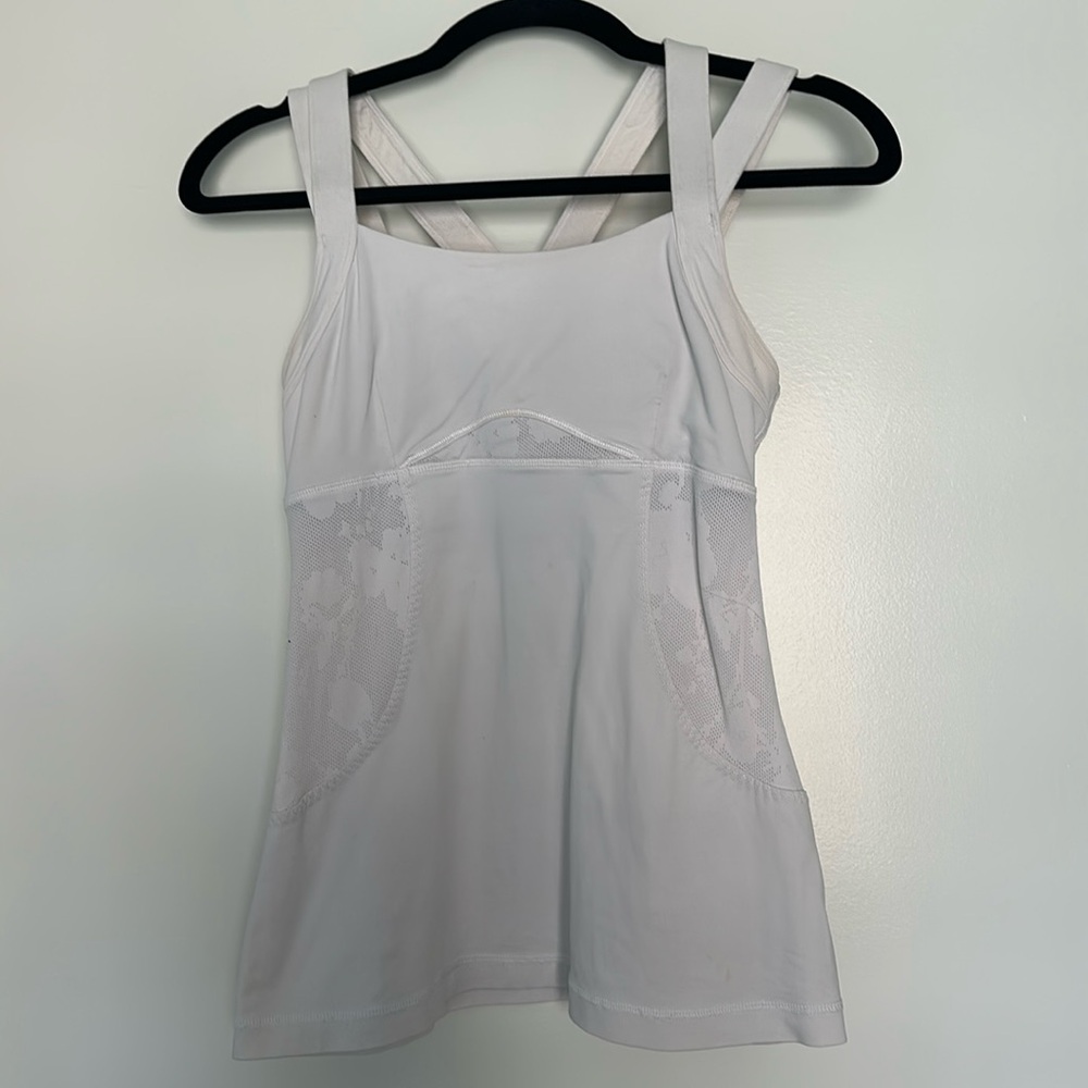 White Lululemon Athletic Top